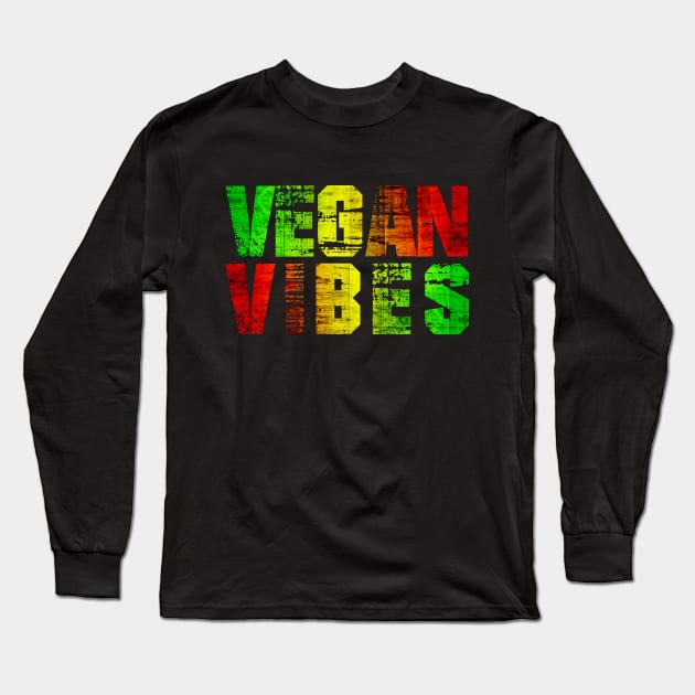 Irie Vegan Vibes Long Sleeve T-Shirt by KindWanderer